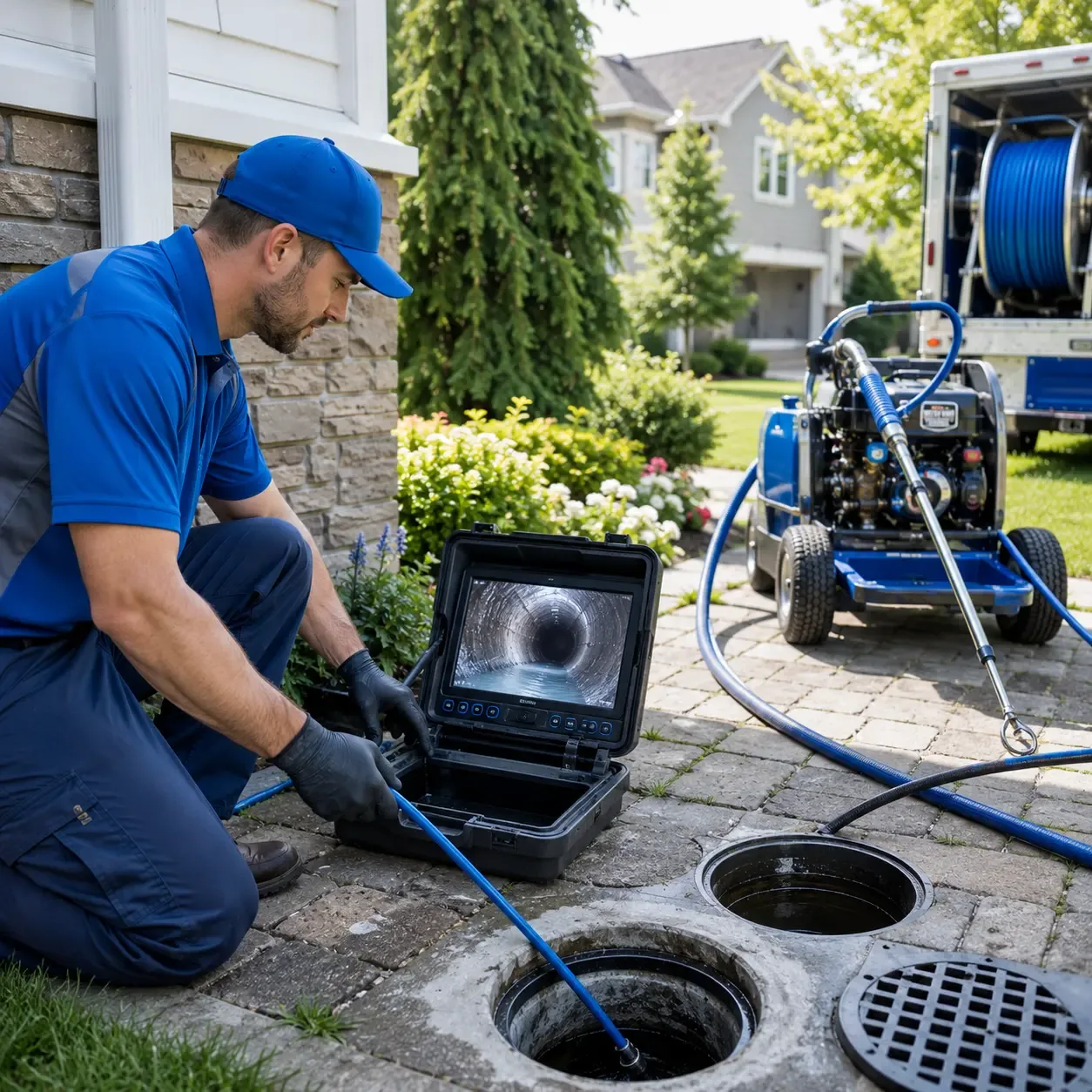 Outdoor drain cleaning professionals serving Lost Nation, IA
